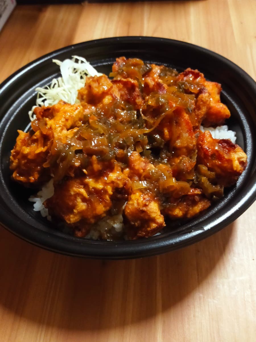 油淋鶏風唐揚げ丼【唐揚げ5個ご飯250グラム】