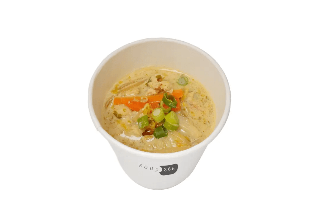 鶏ミンチとお野菜たっぷり豆乳鶏だし春雨スープ