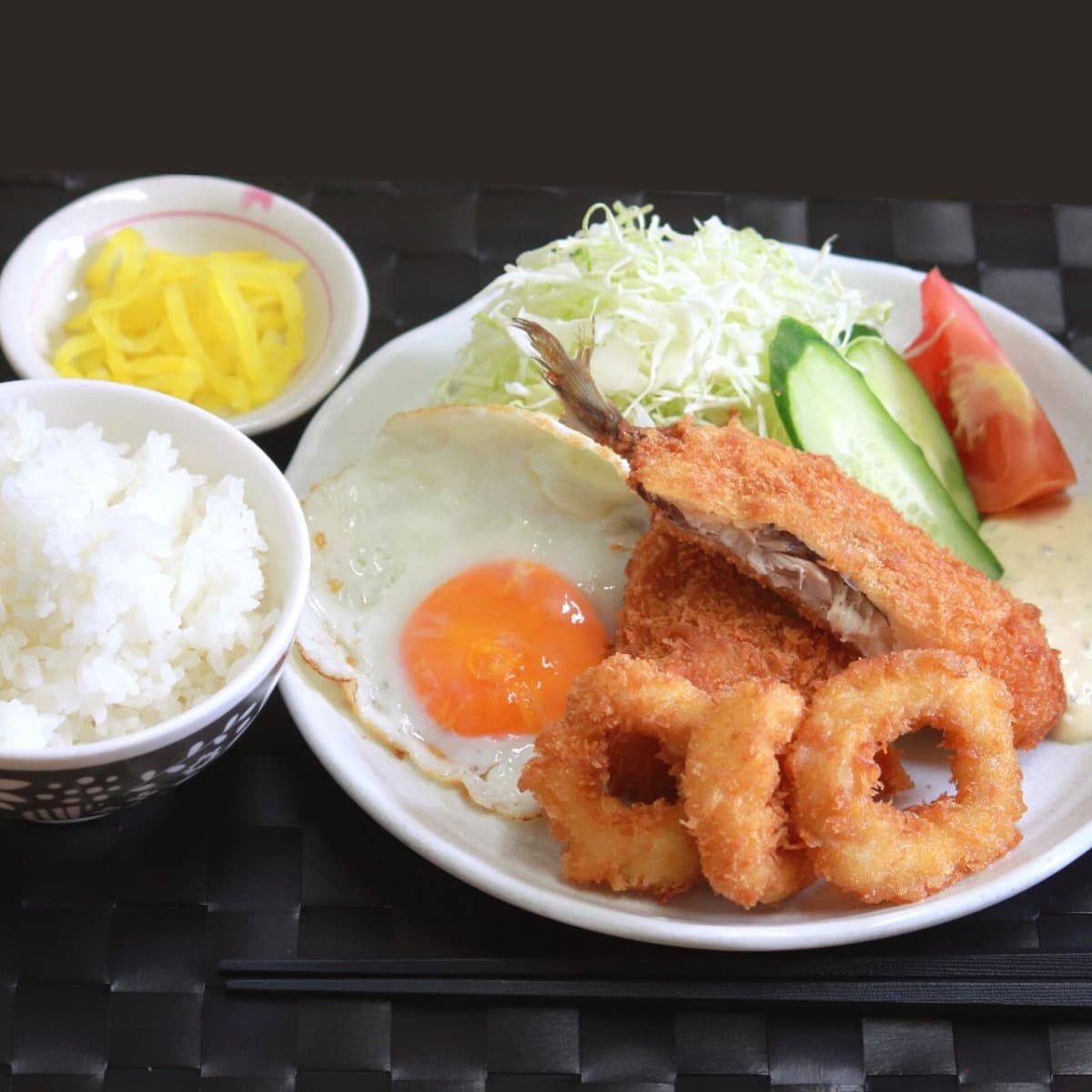 アジフライ弁当